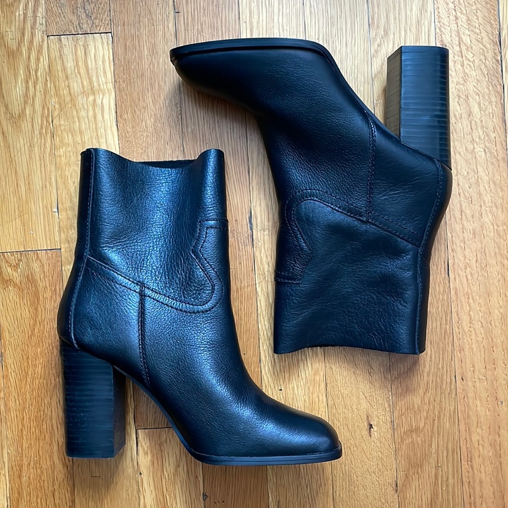 Splendid Leather Tall Ankle Boots